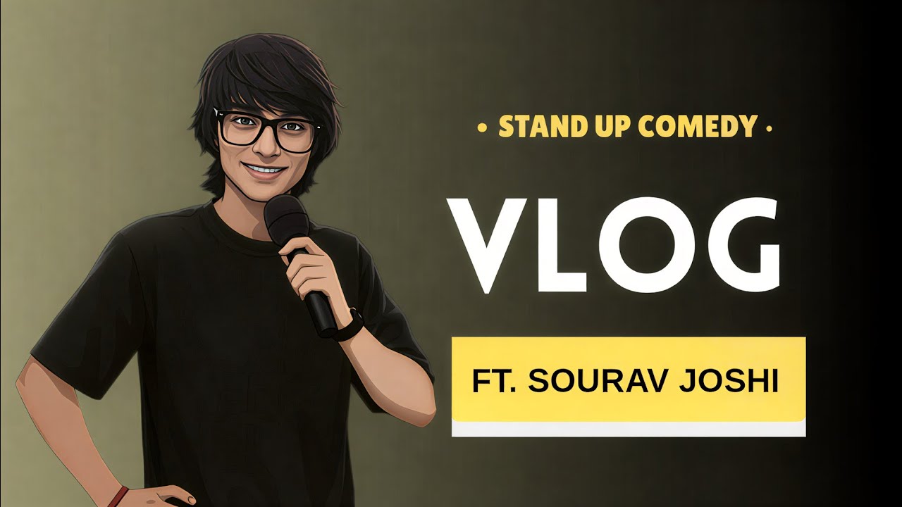 Sourav Joshi in a stand-up comedy show