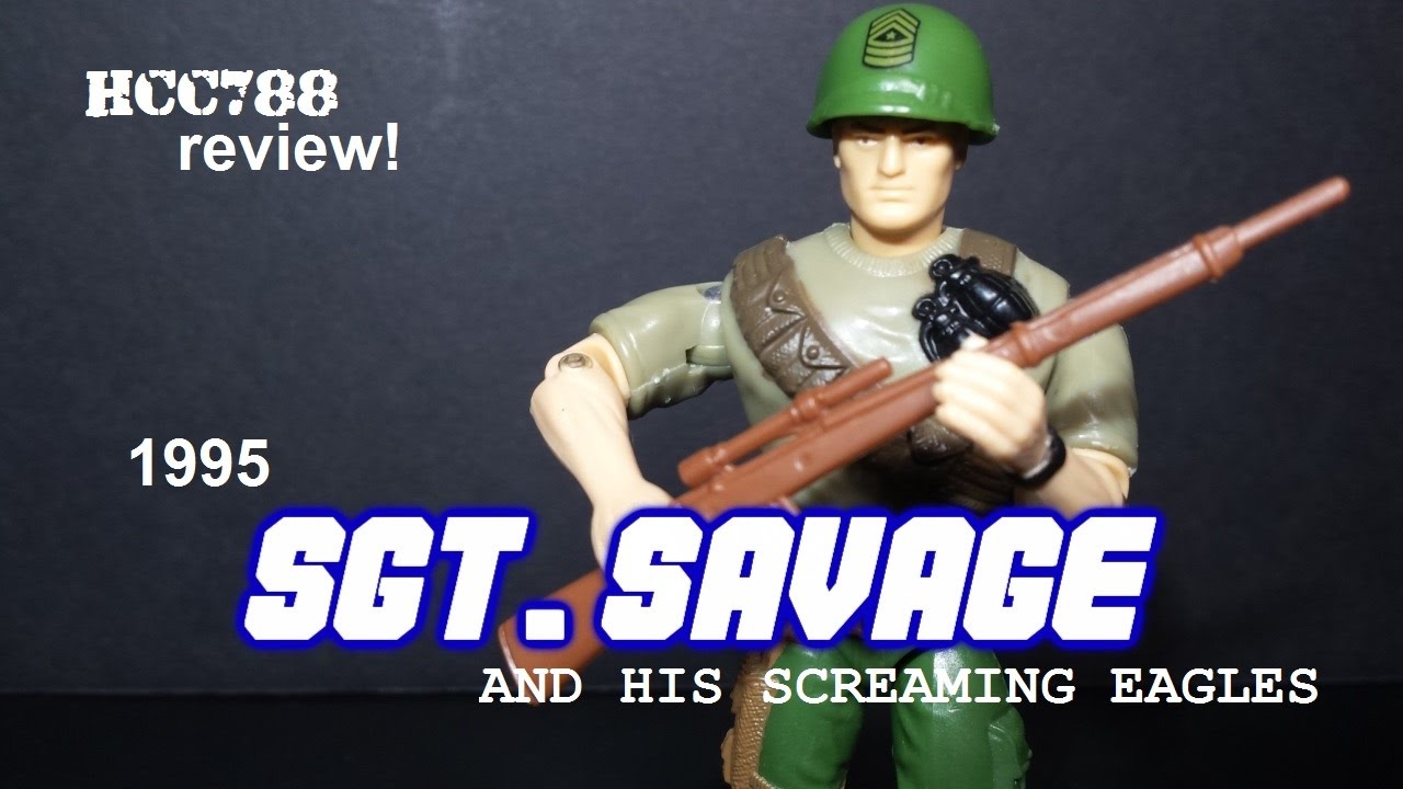 ミリタリー ORIGINAL SGT. SAVAGE GI JOE **VINTAGE** 1994 GI Joe Total Combat SGT. Savage And His Screaming