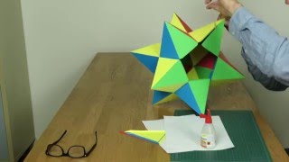 Paper Small Stellated Dodecahedron Tutorial