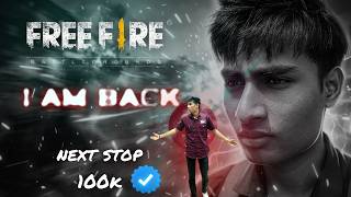Sanju bhai is back Road to 100k🔥 free fire live #freefirelive