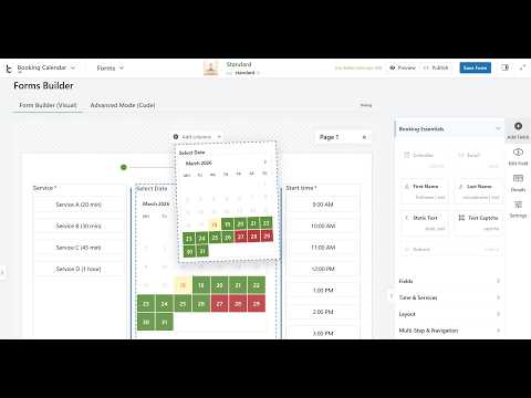 WP Booking Calendar  – Drag & Drop Booking Form Builder