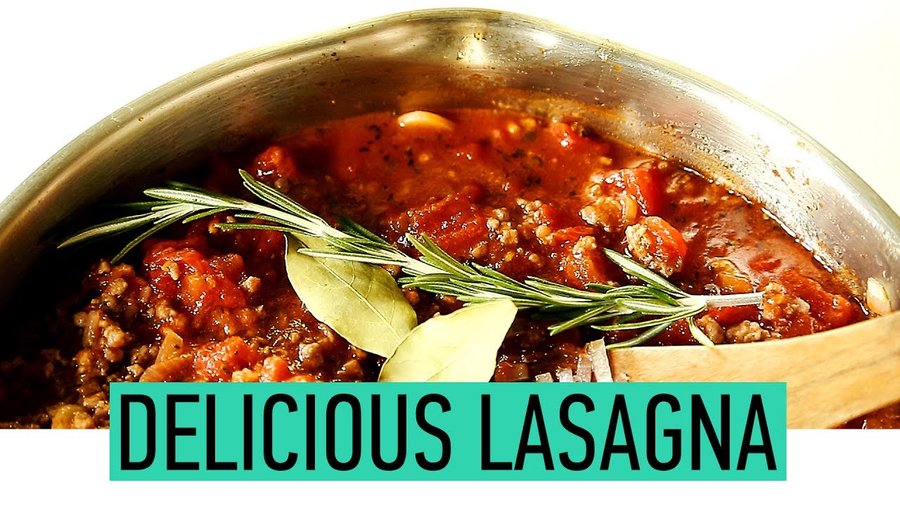Домашняя ЛАЗАНЬЯ | Как приготовить лазанью с соусом болоньезе  | Простой рецепт лазаньи | Lasagna