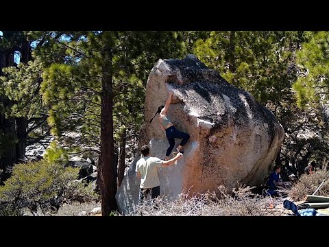 Beta Video for climb Locals' Arete v6, Lake Tahoe