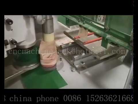 Automatic wood machine processing hair brush wooden handle - YouTube