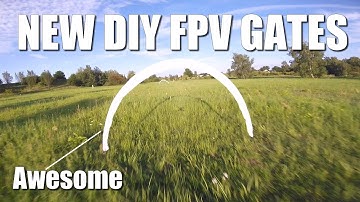 Testing New DIY FPV Drone Racing Gates