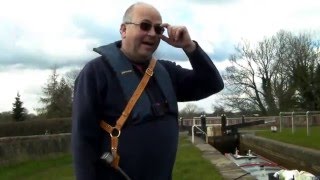 Vicar Afloat - Single Handed Through a Lock - Part 2 - Going up!