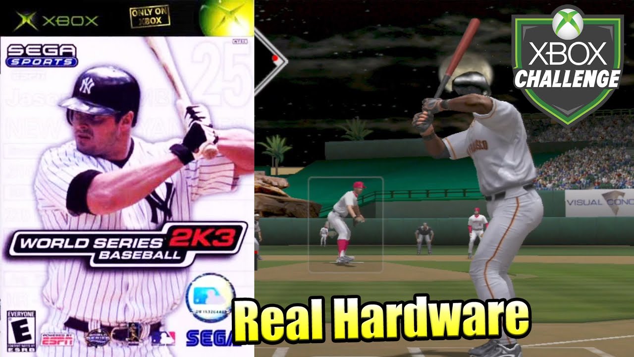 World Series Baseball 2K3 — Xbox Original Gameplay HD — Real Hardware