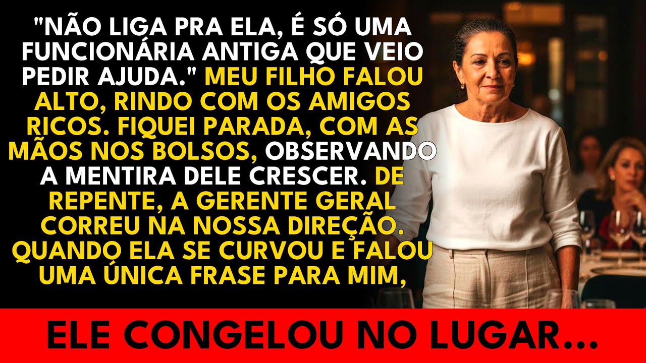 A HISTÓRIA REAL DESTA AVÓ👵Ele me apresentou como faxineira... Mas quando alguém importante chegou..