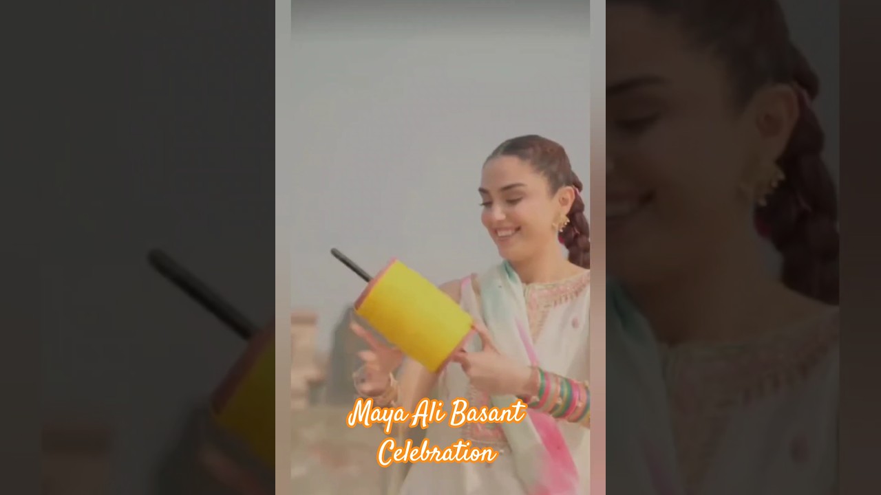 Maya Ali Latest Basant  Photo Shoot I Pakistani Celebraty Basant Celebration
