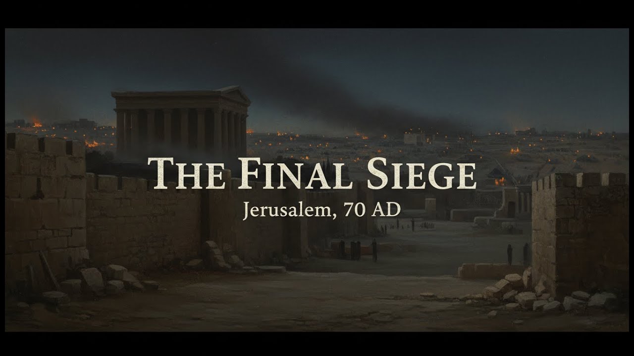 The Final Siege of Jerusalem (70 AD) | The Boring History For Sleep