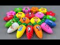 Numberblocks Color Challenge with Eggs Colourblocks, Alphablocks, ! Satisfying Slime ASMR