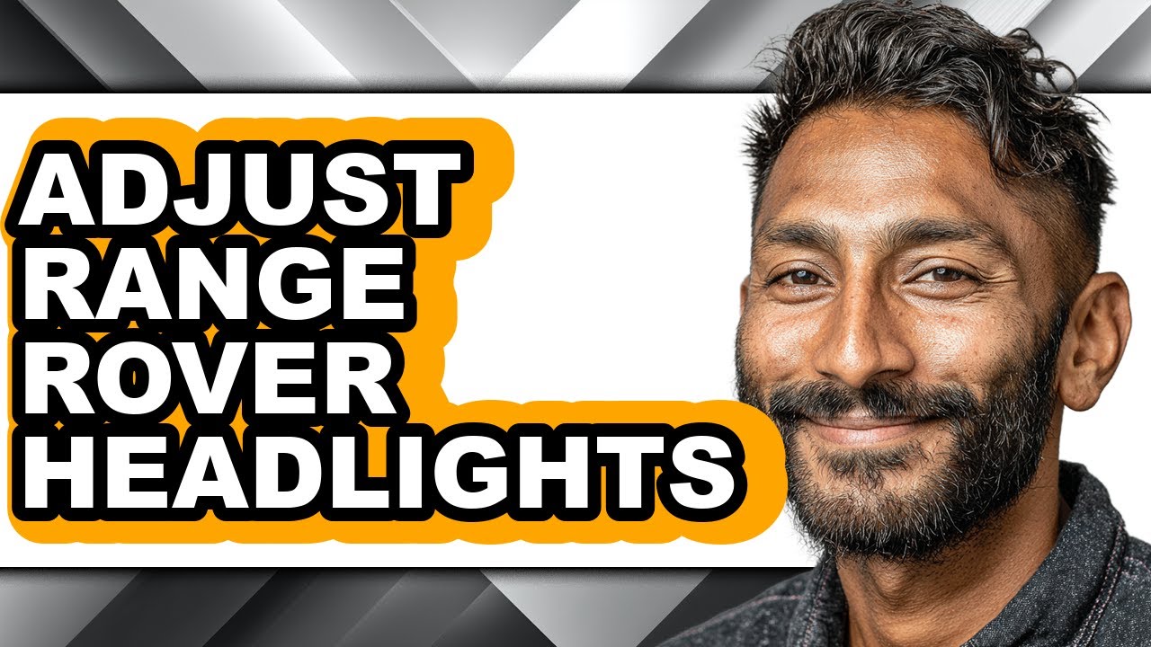 Range Rover Headlight Controls How To Adjust Range Rover Headlights - Easy Guide - YouTube