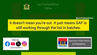 GAF 2nd Batch: Medicals Not Done Yet! More Names Coming - Check Portal NOW
