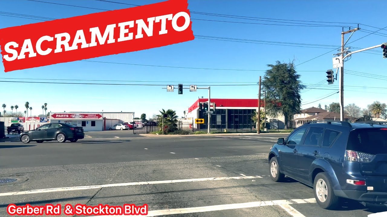 SACRAMENTO CALIFORNIA, ( Gerber Road ) A Short, Driving Tour