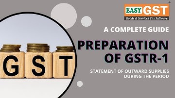 Preparation of GSTR-1 | EasyGST | GST RETURN FILING SOFTWARE | IFF | QRMP SCHEME