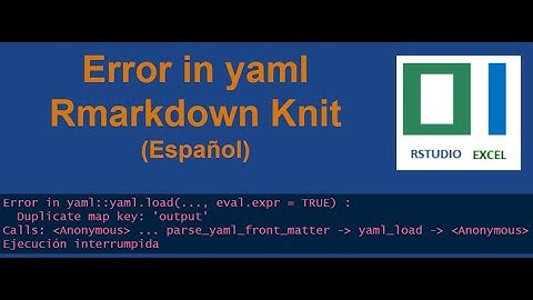 Error in yaml Rmarkdown Knit (Español)