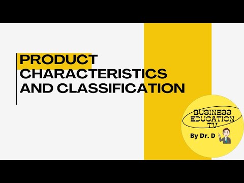 Product Characteristics and