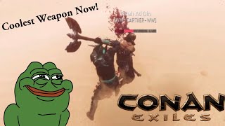 The best counter for a Katana!? - Conan Exiles PvP (Croms Arena)