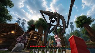Trapped with Siren Head &amp; the Boiled One: A Minecraft Horror Story
