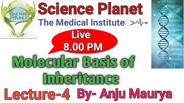 Molecular basis Of Inheritance || Lecture- 4|| By- Anju Maurya ||