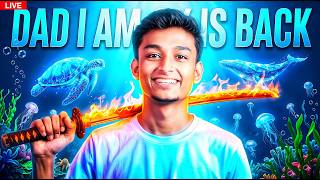 🌿FREE FIRE LIVE🌿PLAYING BR-RANKED😎UNDER THE WATER🎮🎯 ON LI...