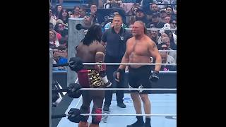 Oba Femi Attitude 🤬 Vs Brock Lesnar ☠️ { New Era Begins } 💀 #wwe #obafemi #brocklesnar