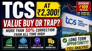 TCS Stock Analysis 2026 | 50% Correction = Golden Chance? #tcs