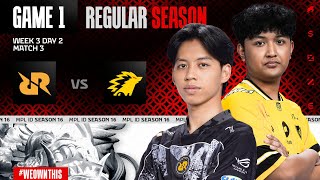 RRQ HOSHI vs ONIC | Regular Season Week 3 Day 2 | Game 1 | #MPLIDS16