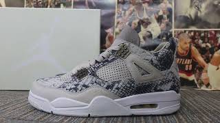HD Review For Air Jordan 4 Premium “Snakeskin”