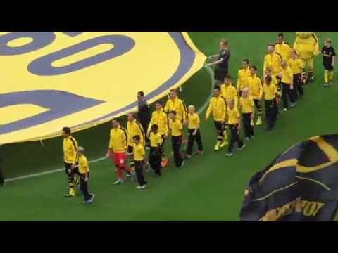 Heja BVB ! - Sudtribüne and the opening ceremony - BVB 09 - B. Mönchengladbach 4-0 -15.08.2015