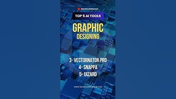 Top 5 AI Tools for Graphic Designing #ai #graphicdesign #technicalinfluencer #ti #technology