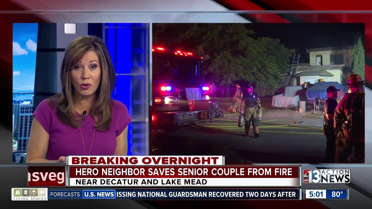 Neighbor being hailed hero after fire - YouTube