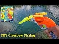 Toy Crossbow DIY Nerf Fishing Challenge!