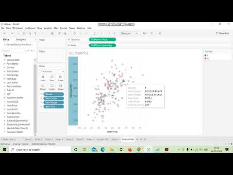 Scatter Plot in Tableau