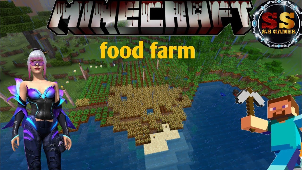 Build Your DREAM Minecraft Food Farm! Generated 