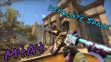 CS:GO M4A4 Desolate Space (Field Tested) Showcase + Sticker
