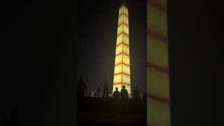 Washington Monument Projection-mapping spectacle 