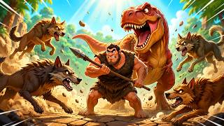 THE ULTIMATE PREHISTORIC BATTLE! Grug Faces a PACK of Wild Hunters 😲🔥 | The Croods Cartoon