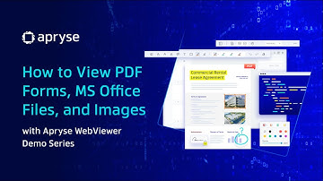 How to View PDF Forms, MS Office Files, and Images with Apryse WebViewer | Demo Series