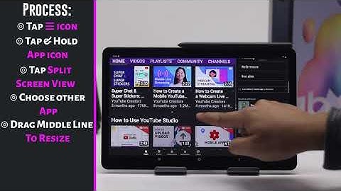 Samsung Galaxy Tab S6 Lite Multi-Tasking (Split Screen & Pop up View)