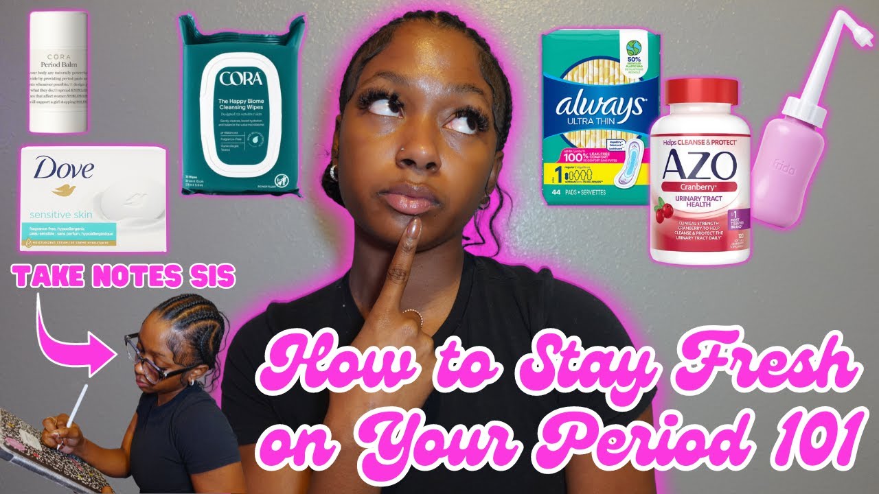 PERIOD HYGIENE ROUTINE: how to stay fresh & relieve pain naturally *revealing hygiene secrets*