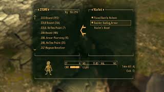 stealing a head and the ragdoll exploding (fallout new Vegas)
