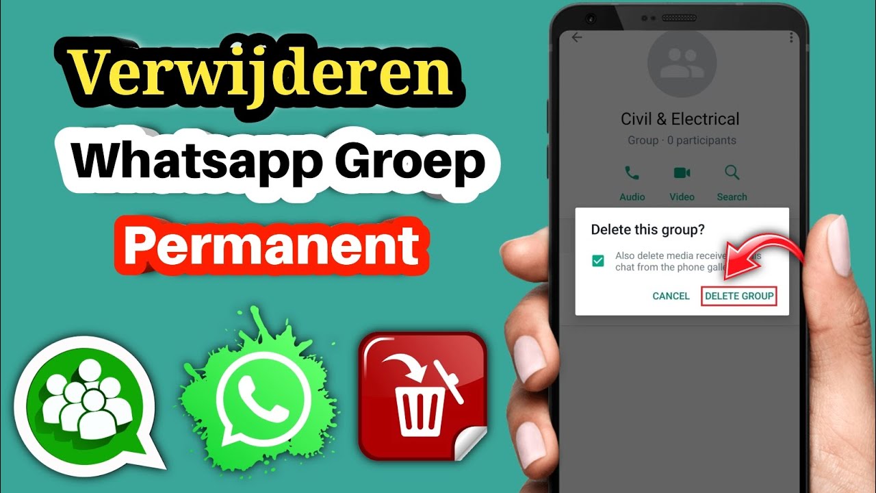 Hoe verwijder je een WhatsApp-groep permanent | WhatsApp-groep ...