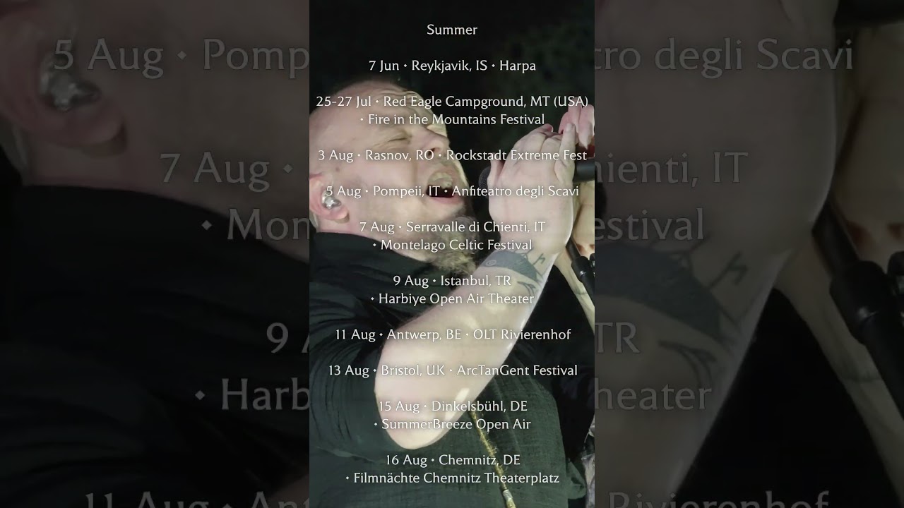 Wardruna - Summer Tour - (2025)