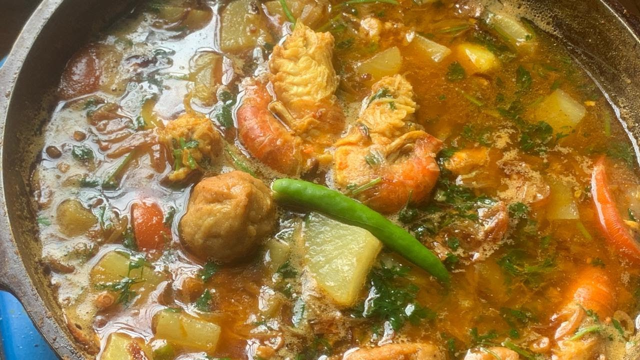 মুলোচিংড়ি রেসিপি।বরিশালের মজার তরকারি।একবার খেলে বারবার খেতে ইচ্ছে করবে।মুলা দিয়ে চিংড়ি মাছের ঝোল