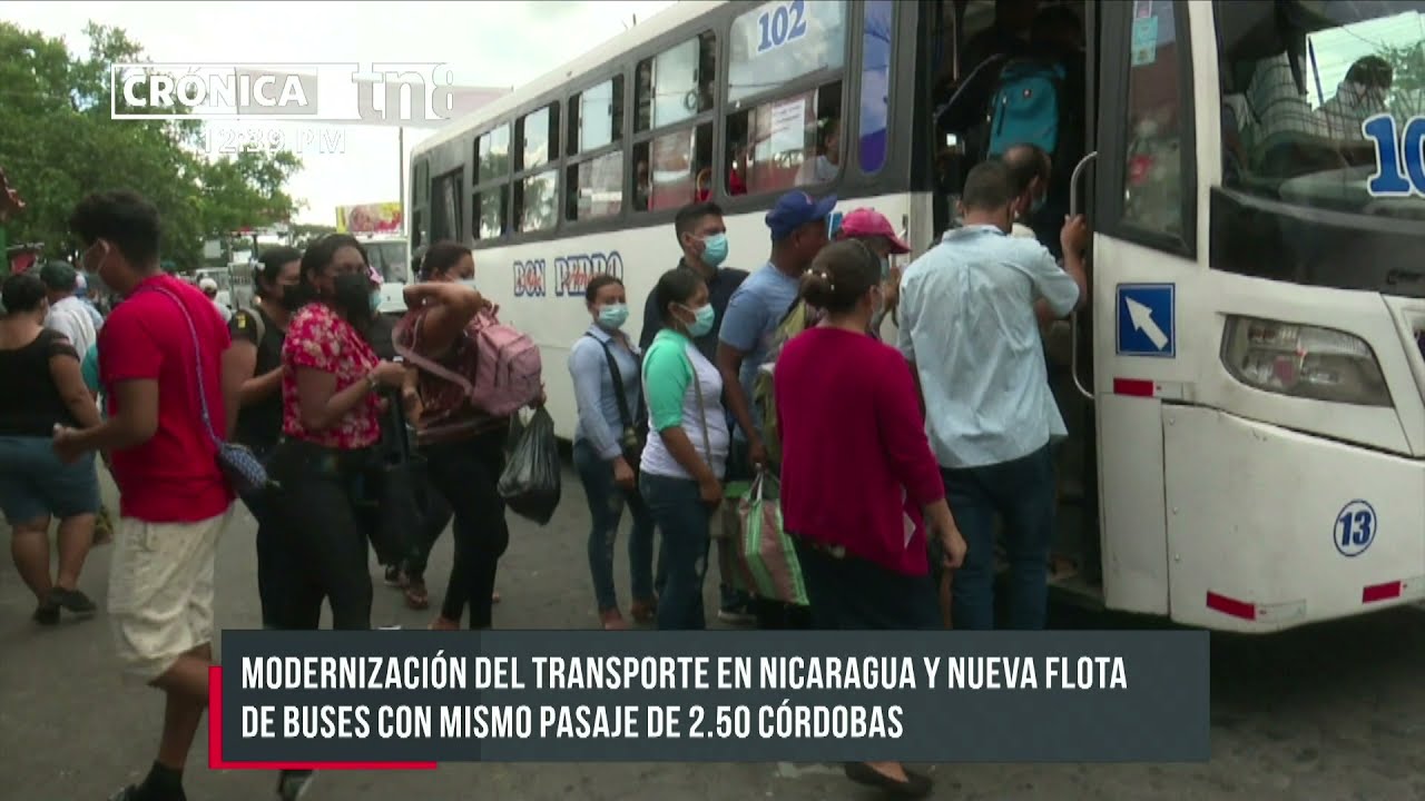 Modernización del transporte en Nicaragua y nueva flota de buses