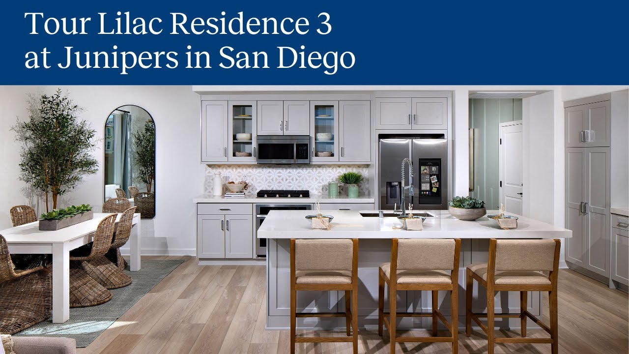 Lilac Residence 3 at Junipers in San Diego Home Video Tour YouTube