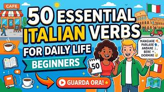 50 Essential Italian Verbs Every Beginner Needs for Daily Life 🇮🇹 screenshot 1