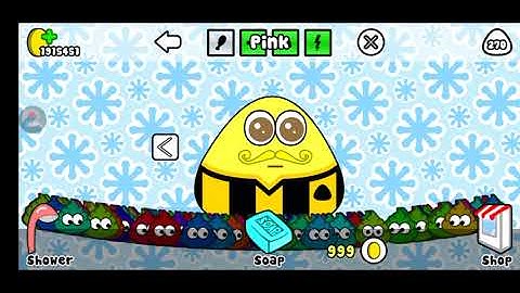 Pou Hack Game *Part 18* | Android Mobile Gameplay No Level 1000 | Landscape Mode