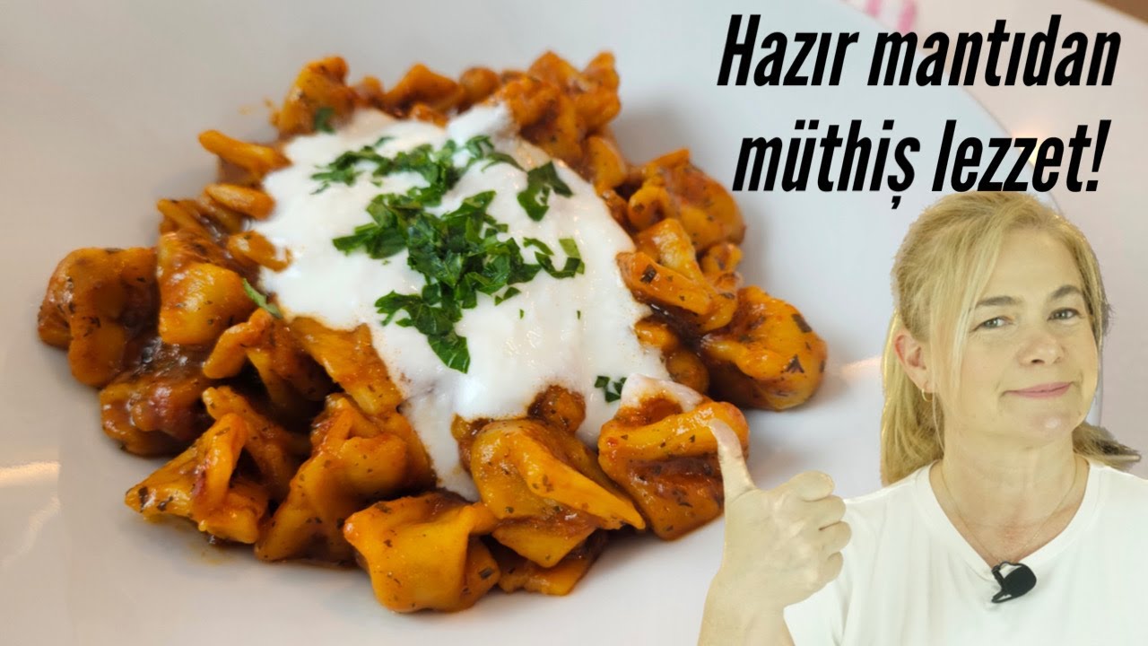Hiç yemek yapmak istemiyorum diyenlere, Hazır mantıdan kolay tarif!